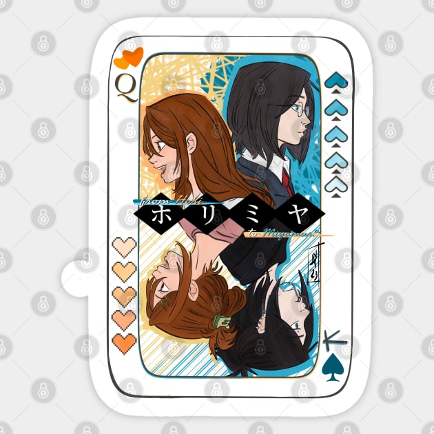 Horimiya Sticker by SeaGalaxyBrain